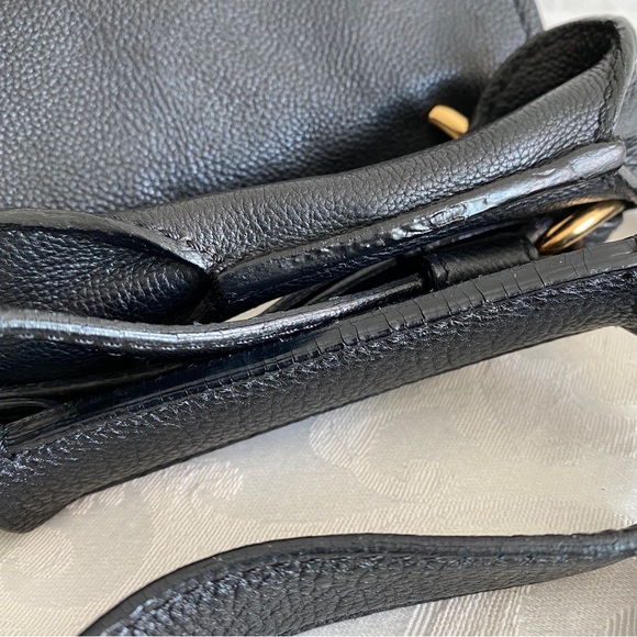 Chloe black leather Elsie flap 2 way bag - Picture 13 of 15